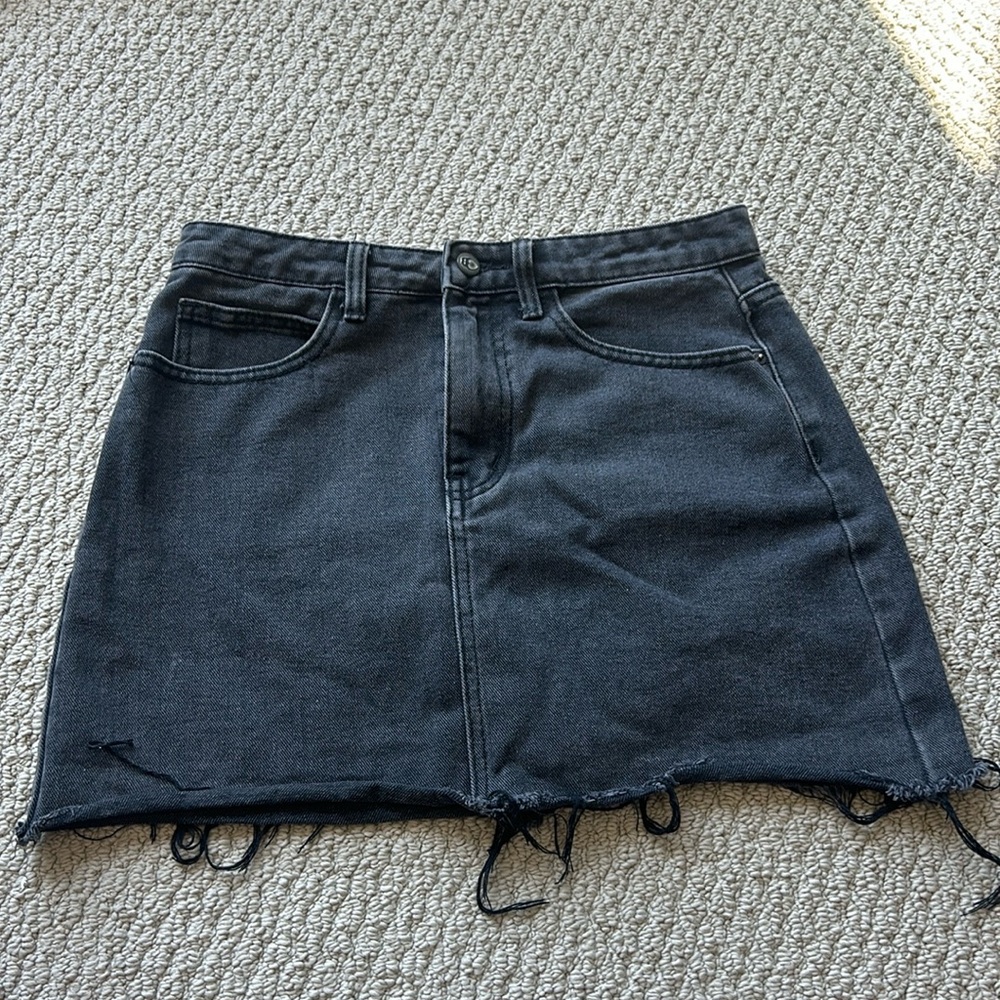 Nasty Gal Jean Skirt
